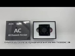 AKK Ultra Long Range VTX 4.9G 5.8G 3W bis zu 20 km FPV VTX Drohne Videoübertragung 80CHs