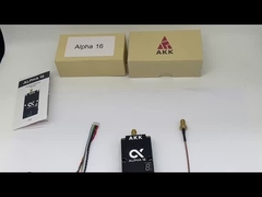 AKK Alpha 16 VTX 4.9G 5.8G 25mW/1W/3W/5W/8W/16W 96CH Videoübertrager unterstützbares Smart Audio