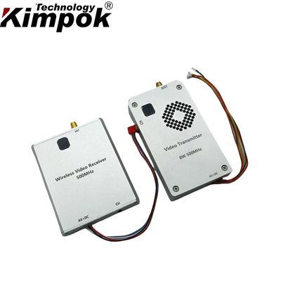 500M 8W Analog FPV VTX Drohne drahtloser Videotransmitter und -empfänger 8 Kanäle
