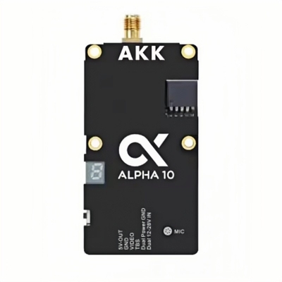 AKK Alpha 10 10W Drohne VTX 4.9G 5.8GHz 80CH 10W FPV Videotransmitter