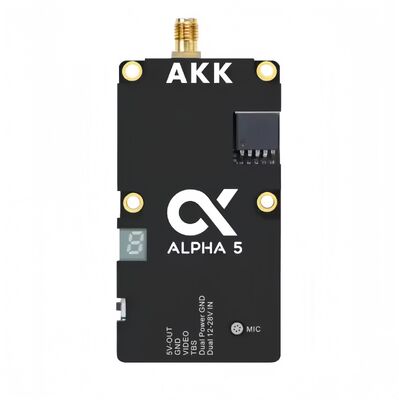 AKK 5.8-6.0GHz Alpha5 FPV-Videotransmitter mit Smart Audio für Langstrecken-Drohnen