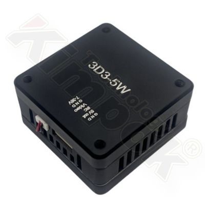 5W 3,3 GHz drahtloser Video-Sender, Hochgeschwindigkeits-Langstreckenübertragung, stabiles Signal, kompatibel mit den meisten Drohnen, zuverlässiges Videoübertragungszubehör für FPV-Flüge
