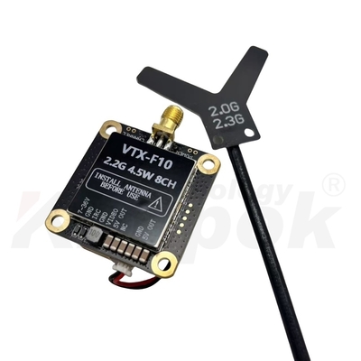 2.2G 4.5W UAV VTX Drohnenzubehör Langstreckenflugzeugsimulationssender 2.2G VTX