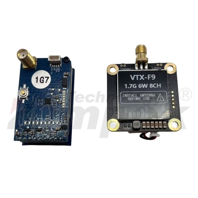 1.7GHz 6W Drohnen-Video-Sender und -Empfänger-Kit Hochleistungs-FPV-Übertragung