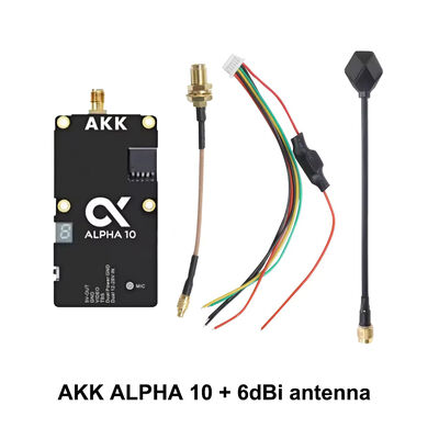 AKK Alpha 10 10W 5.8GHz 80CH FPV VTX Wireless Video Transmitter for Racing Drones