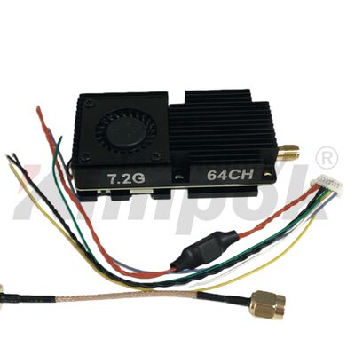 Kimpok Ultra Long Range 7.2G 10W VTX Drohne Zubehör Video-Sender Schaltbare Leistung UAV VTX 64CH Bildübertragung Shenzhen Made