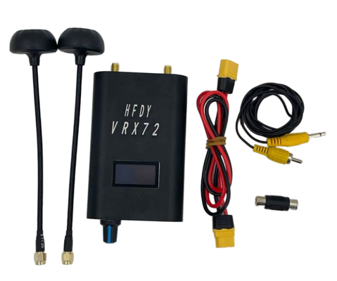 HFDY VRXFPV VTX kabelloser Videosender mit hoher Sendeleistung und geringer Latenz, geeignet für Drohnenrennen und Inspektion